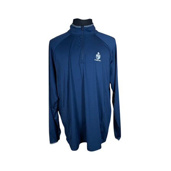 Under Armour Golf Men's Loose Blue Athletic Pullover 2XL Sycamore Creek - Picture 2 of 7